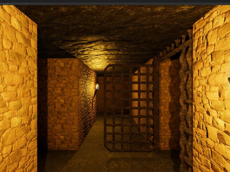 prison bars gate open
