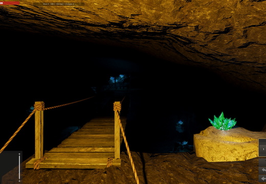 Crystal Cave in game view